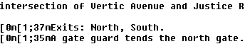 Example of not recognising ANSI colours - 2K